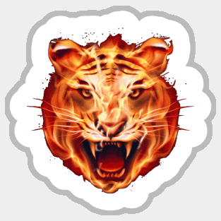 Tiger Sticker